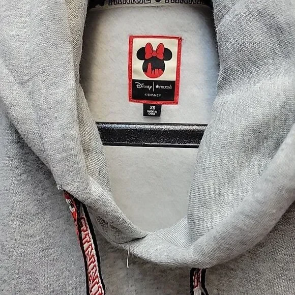 Disney Minnie Mouse Macy's Thanksgiving Day Parade 2024 Hoodie Women's XS Gray - Picture 6 of 10
